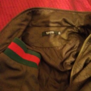 A used Gucci jacket bought it for my son he doesn'